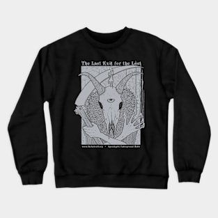 Goat Skull Scythe Last Exit Crewneck Sweatshirt